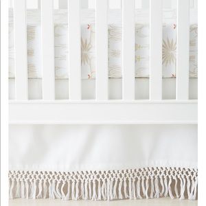 Serena and Lily Macramé Crib Skirt